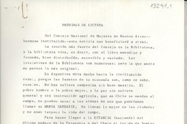 Madrinas de lectura