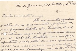 [Carta] 1944 oct. 25, Río de Janeiro [a] [Gabriela Mistral]