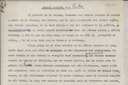 Música chilena en Cuba