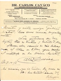 [Carta] 1945 jul. 21, Petrópolis [a] Gabriela Mistral