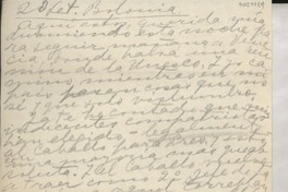 [Carta] 1952 sept. 20, Bolonia, [Italia] [a] Doris Dana