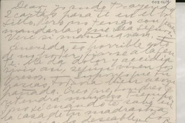 [Carta] 1952 jun. 2, Napoli, [Italia] [a] Doris Dana, París, [France]