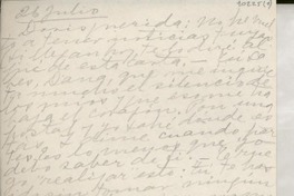 [Carta] 1952 jul. 26, [Italia] [a] Doris Dana, París, [France]