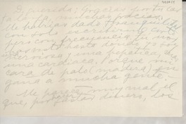 [Carta] [1946-1956?] [a] Doris Dana