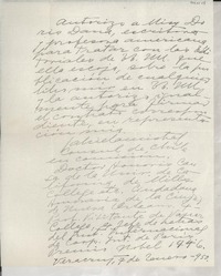 [Carta] 1950 ene. 7, Veracruz, [México] [a] Doris Dana, New York