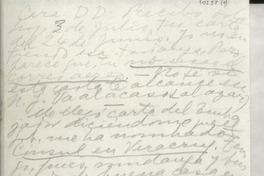 [Carta] jul. 5, Veracruz, [México] [a] Doris Dana, Nueva York, [EE.UU.]