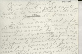 [Carta] [entre 1946 y 1956] [a] [Doris Dana]