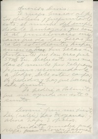 [Carta] [entre 1946 y 1956] [a] Doris [Dana]