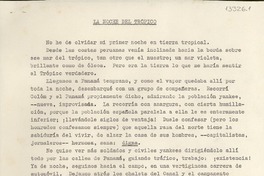 La noche del trópico
