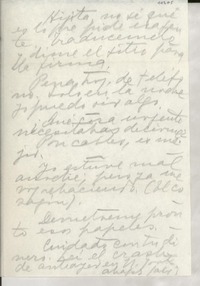 [Carta] [1946-1956?] [a] Doris Dana