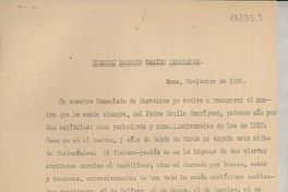 Nuestro patrono Camilo Henríquez