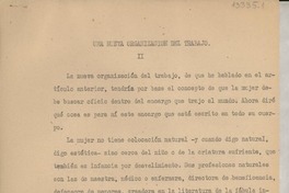 Una nueva organización del trabajo II