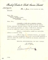 [Carta] 1948 nov. 4, Río de Janeiro [a] Consuelo Saleva, Santa Bárbara, California