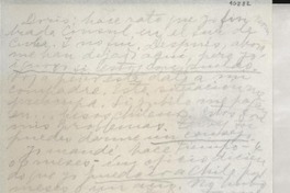 [Carta] [entre 1946 y 1956] [a] Doris [Dana]