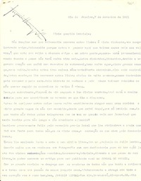 [Carta] 1951 nov. 7, Río de Janeiro [a] Gabriela Mistral, Petrópolis