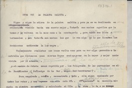 Otra vez la palabra maldita