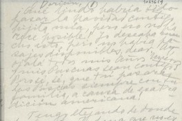 [Carta] [noviembre 1952] [a] [Doris Dana]