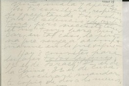 [Carta] 1952 ago., Italia [a] Doris Dana, Nueva York