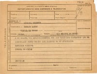 [Telegrama] 1945 nov. 26, Petrópolis [a] Carlos Lamas, Natal, Rio Grande do Norte