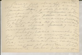 [Parece que desde niño, el no había vuelto_]