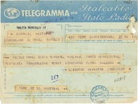 [Telegrama] 1951 ago. 18, Santiago, Chile [a] Gabriela Mistral, Napoles