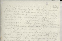 [Carta] [1946-1956?] [a] Doris Dana