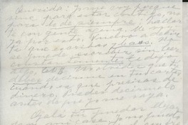 [Carta] [entre 1946 y 1956] [a] [Doris Dana]