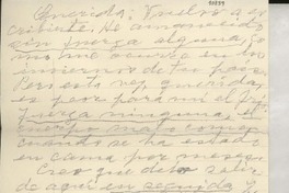 [Carta] [1946-1956?] [a] Doris Dana