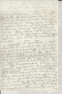 [Carta] 1949 dic. 10, Veracruz [a] Doris Dana, New York