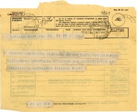 [Telegrama] 1951 jul. 23, Santiago, [Chile] [a] Gabriela Mistral, Rapallo, [Italia]