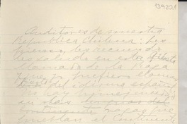 Recado aéreo para Chile