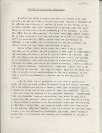 Recado de las voces infantiles