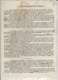 Recado para El Mercurio de Valparaíso