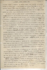 Recado sobre Israel Roa