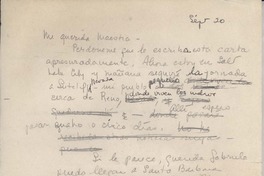 [Carta] 1948 sept. 20, New York [a] Gabriela Mistral