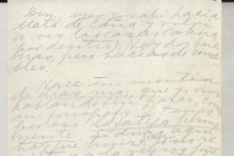 [Carta] [1946-1956?] [a] Doris Dana, New York