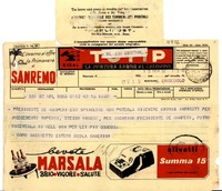 [Telegrama] 1952 ene. 15, Roma [a] Gabriela Mistral, Nápoles