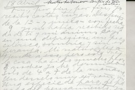 [Carta] 1949 abr. 18, Veracruz, México [a] Doris Dana, New York