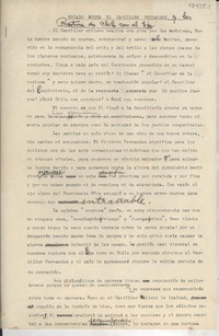 Recado sobre el canciller Fernández y la ruptura de Chile con el eje