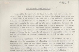 Recado sobre Juan Maragall