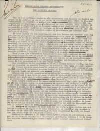 Recado sobre nuestro aturdimiento