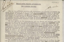 Recado sobre nuestro aturdimiento