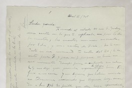[Carta] 1945 abr. 26, México [a] Gabriela Mistral