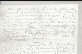 [Carta] 1949 abr. 26, Veracruz, México [a] Doris Dana, New York, Estados Unidos