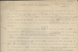 Recado sobre un imaginista