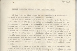 Recado sobre una biografía del Padre de las Casas