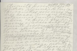 [Carta] [1946-1956?] [a] Doris Dana