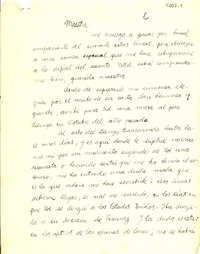 [Carta] 1954 feb. 26, Concepción, Chile [a] Gabriela Mistral