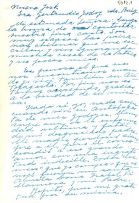 [Carta] [1946?], New York, [EE.UU.] [a] Gertrudis Godoy vda. de Ruíz