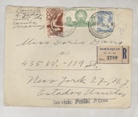 [Sobre] 1949 nov. 22, Veracruz, México [a] Doris Dana, New York, Estados Unidos